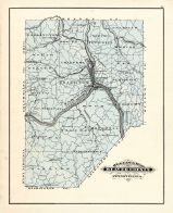 Outline County Map, Beaver County 1876